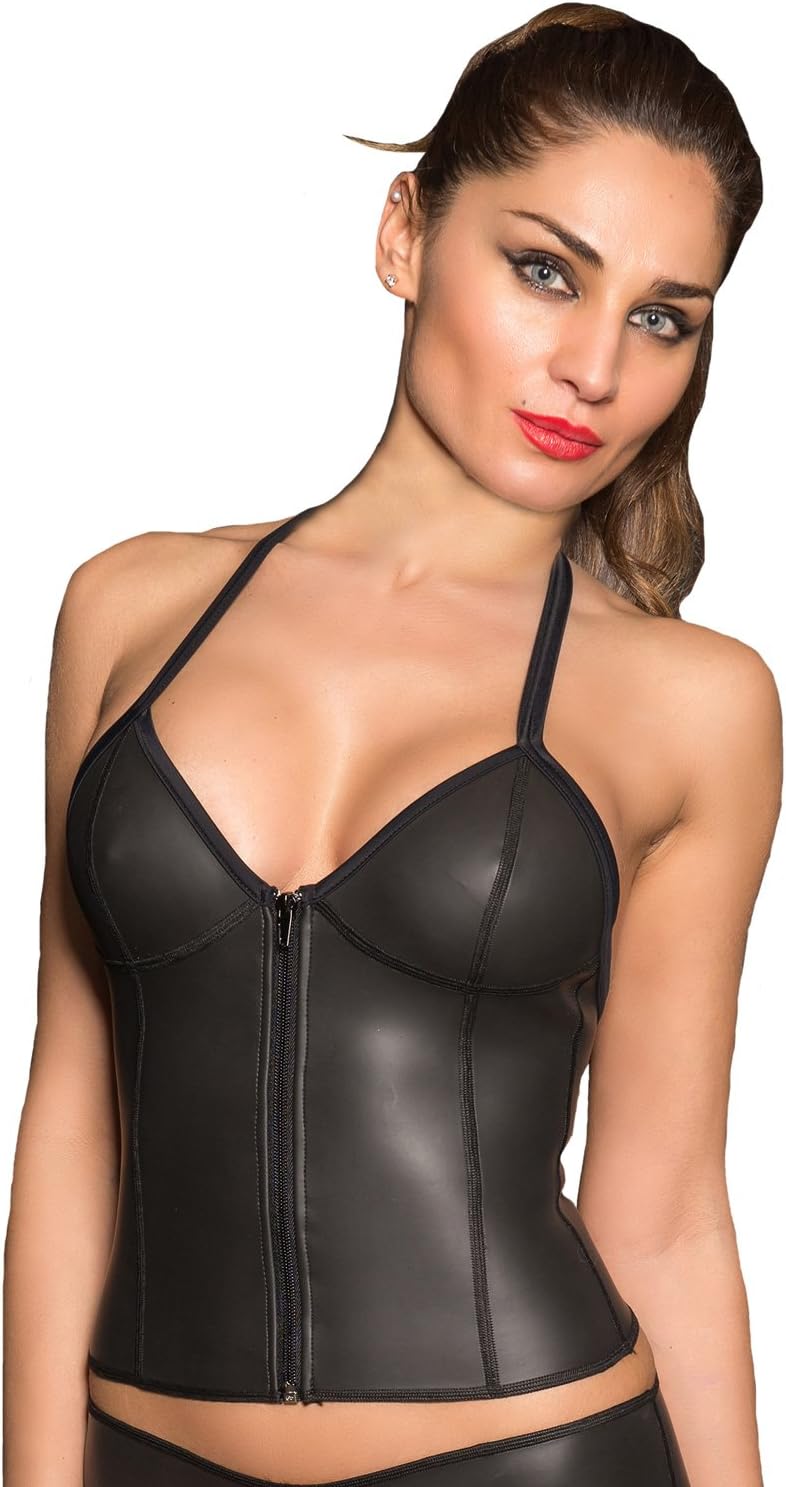 Dark City Valerious Halter Top Black