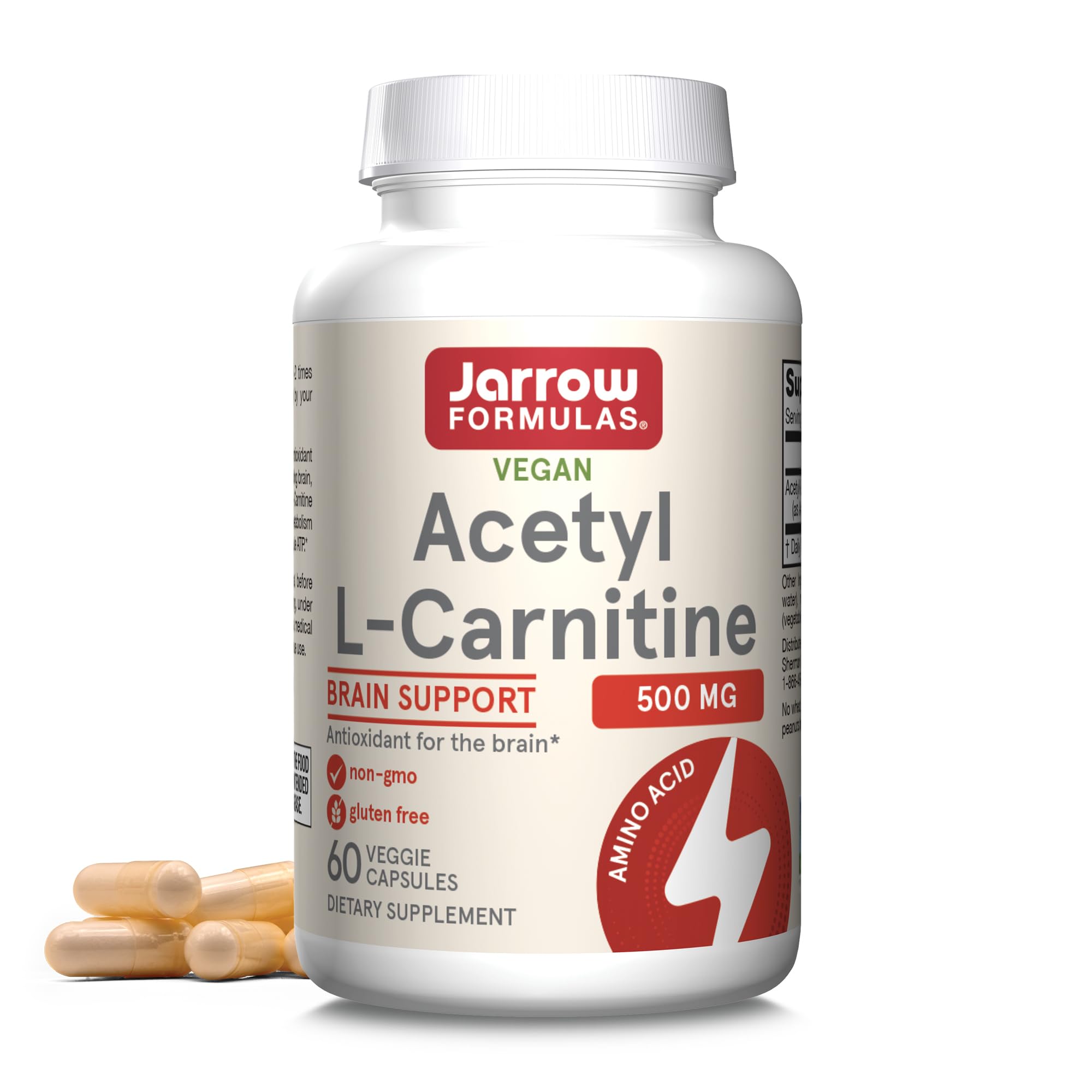 Jarrow Formulas Acetyl Lcarnitine Antioxidant Protection The Brain Earplug, 14 cm, Black HS-0503