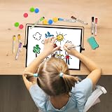 DOLLAR BOSS Magnetic Desktop Whiteboard 30x40cm Double Sided with Stand view 8
