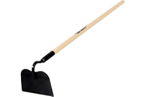 Truper 30003 Tru Built 48-Inch Welded Garden Hoe, 6-Inch Head, Wood Handle