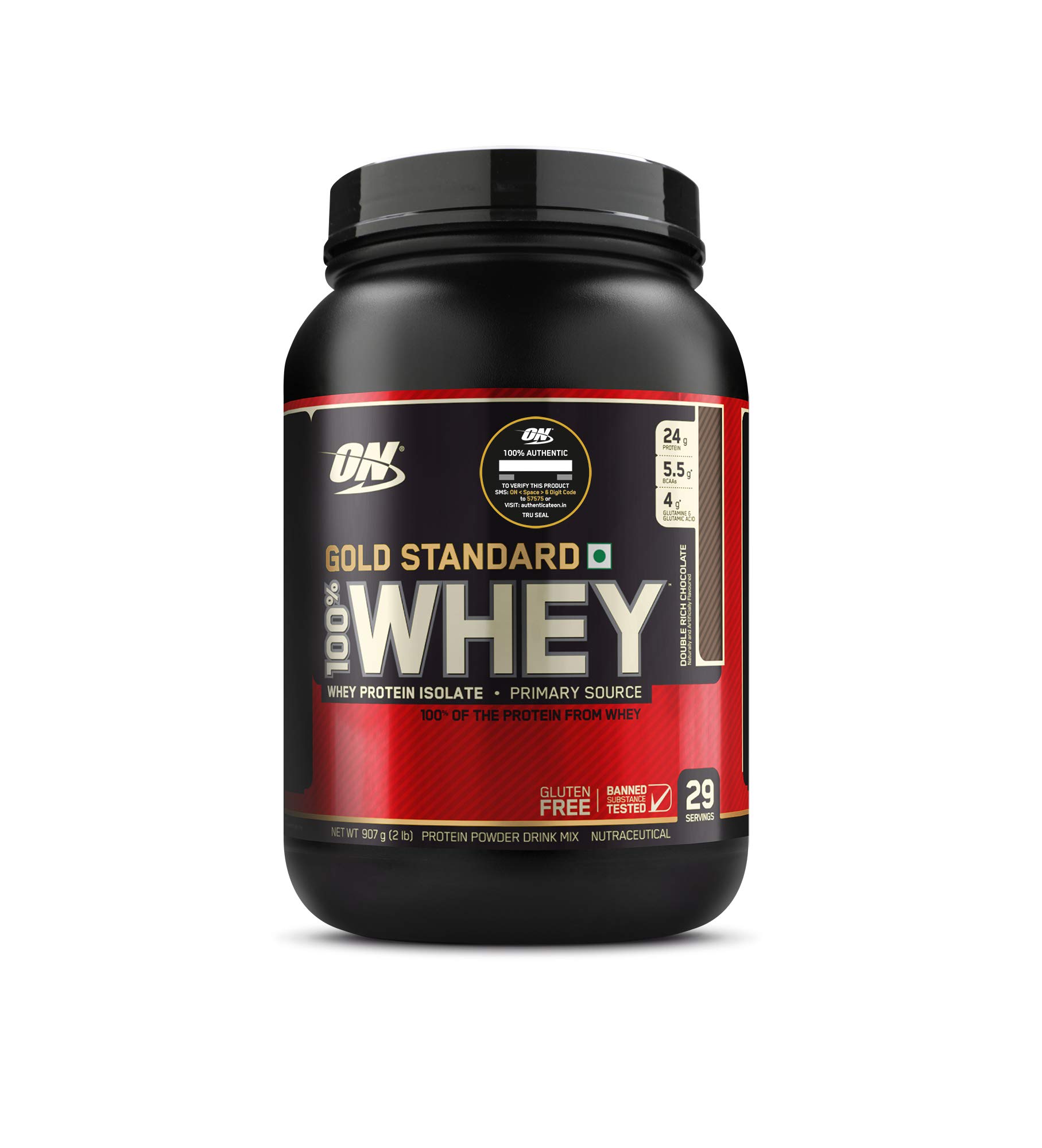 Optimum Nutrition (ON) Gold Standard 100 Whey Protein Powder 2 lbs