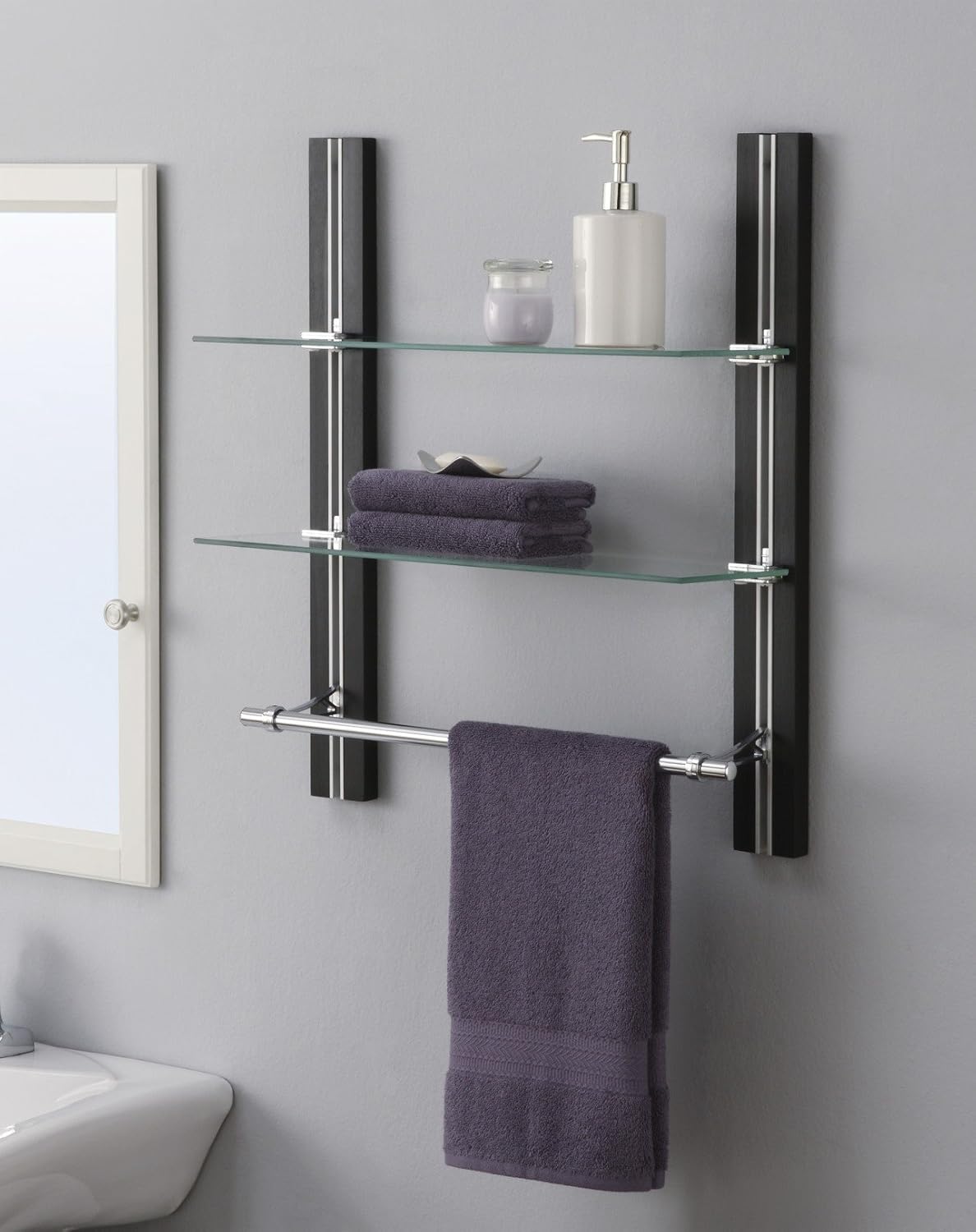 Best over the cabinet towel bar chrome