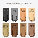 FIXXIE Hairline Powder Root Touch Up Medium Brown with Mirror Puff view 7
