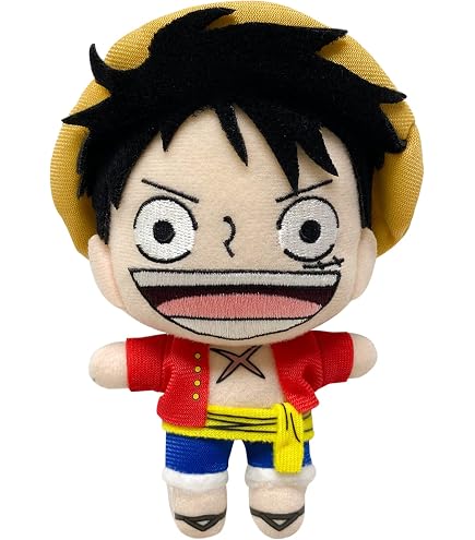 One Piece – Luffy 28 Cm Super Soft Plüschfigur – Sanji, Zoro, Shanks Erhältlich – Hohe Qualität, Weich & Kuschelig