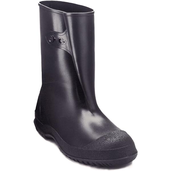 small black rain boots