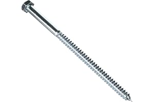 Prime-Line 9055990 Hex Lag Screws, 5/16 in. X 6 in., A307 Grade A Zinc Plated Steel (25 Pack)