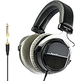 Superlux HD660PRO 32&Omega; Closed-Back Studio Headphones for Recording, Black | For creators and everyday listeners on laptops, tablets or studio gear; 32&Omega; driveability, 40mm drivers and closed-back focus.