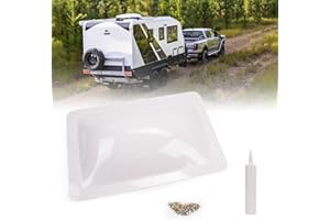 LUGVFHS 18" x 26" RV Skylight Replacement,fits 14" x 22" RV Camper Shower Bathroom Skylight Openings,Compatible with Icon RV Skylight-SL1422W-White