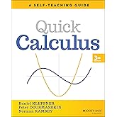 Quick Calculus: A Self-Teaching Guide (Wiley Self-Teaching Guides)