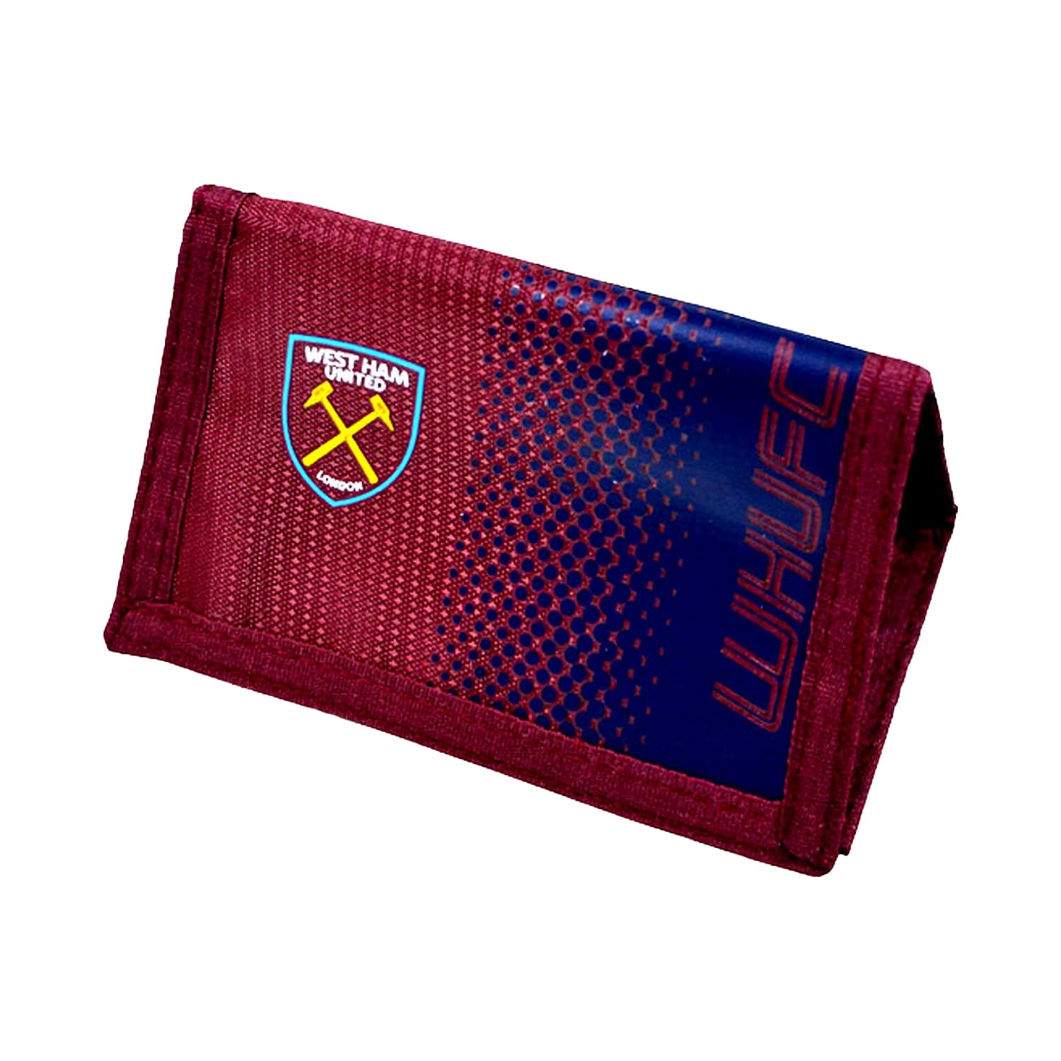 West Ham FC Official Fade Football Wallet (One Size) (Claret/Blue)