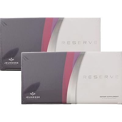 2 Boxes of JEUNESSE RESERVE ANTIOXIDANT Fruit Blends. 60 SACHETS Total