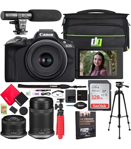 Amazon.com : Canon EOS R50 V 24.2MP APS-C Mirrorless Camera with