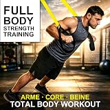 Sling Trainer Full Body Training Home Gym Outdoor Yellow view 5