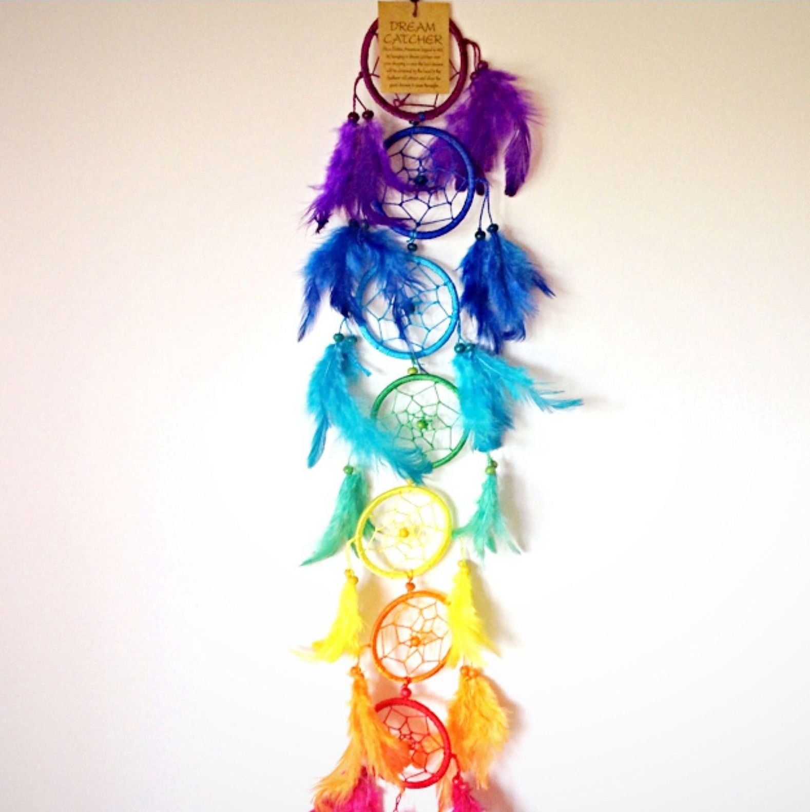 Big Long Large 7 Chakras Dreamcatchers No More Sleepless Nights