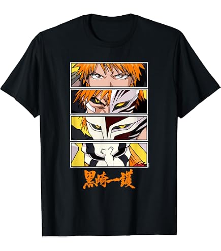 Amazon.com: Bioworld Bleach Kenpachi Kanjo Logo Men's Black T