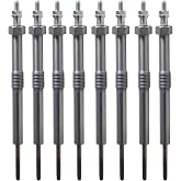 YIUIY 8PCS Glow Plugs 9G Replace 12639701 97364968 Compatible with Chevy GMC Duramax 6.6 Diesel for Silverado Sierra Savana Express 06-16 2006 2007 2008 2009 2010 2011 2012 2013 2014 2015 2016