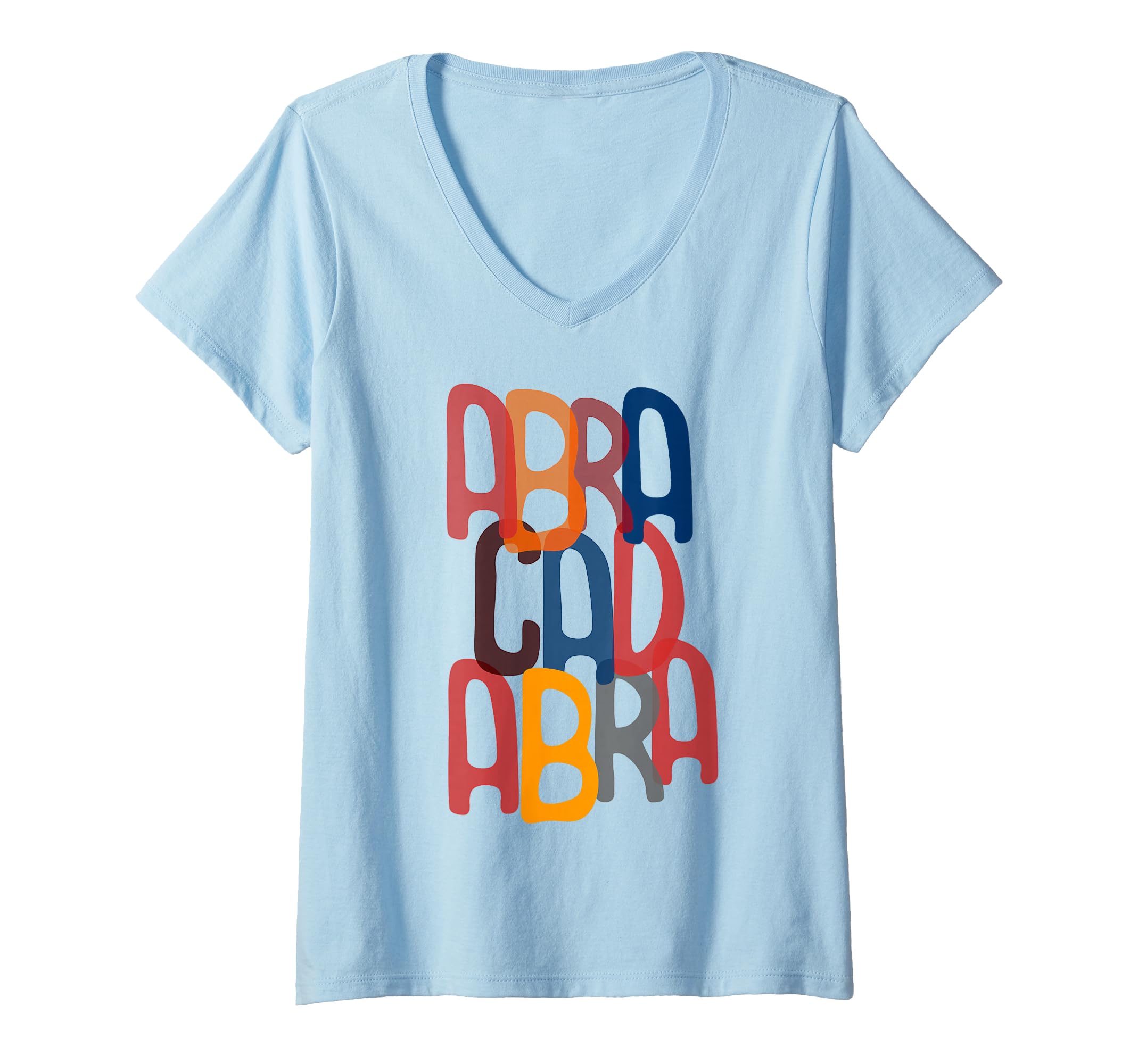 Womens Abracadabra Magician design for Future Magician V-Neck T-Shirt