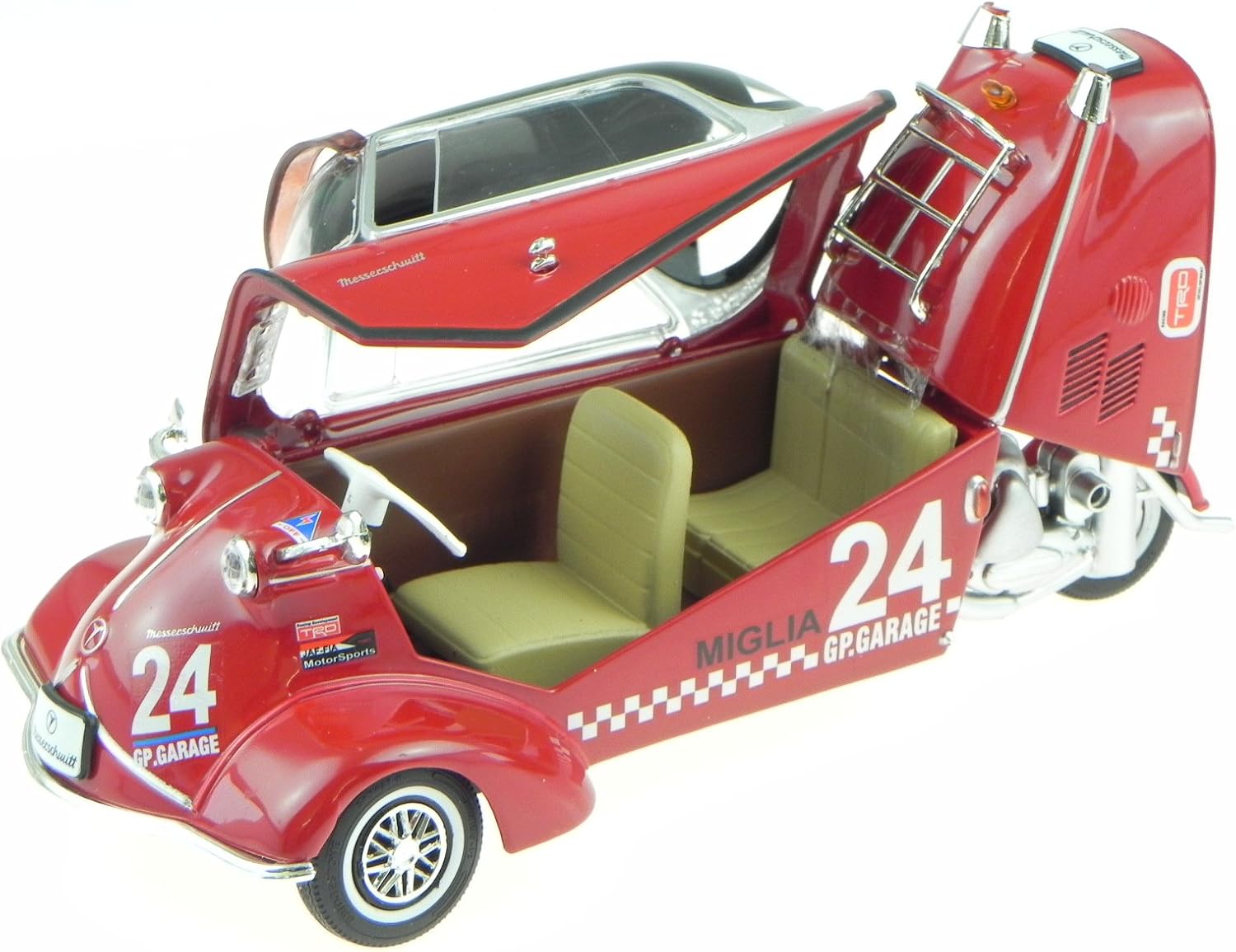 Messerschmitt Cabin Scooter Kr 0 Racing Model Car 1 18 Revell Amazon De Spielzeug