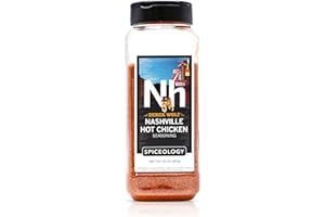 Spiceology – Derek Wolf Nashville Hot Chicken Seasoning – Spicy BBQ Rub for Chicken Wings, Pork Chops, Shrimp, Steak, and More – Bold and Flavorful Nashville Hot Seasoning – 20 oz