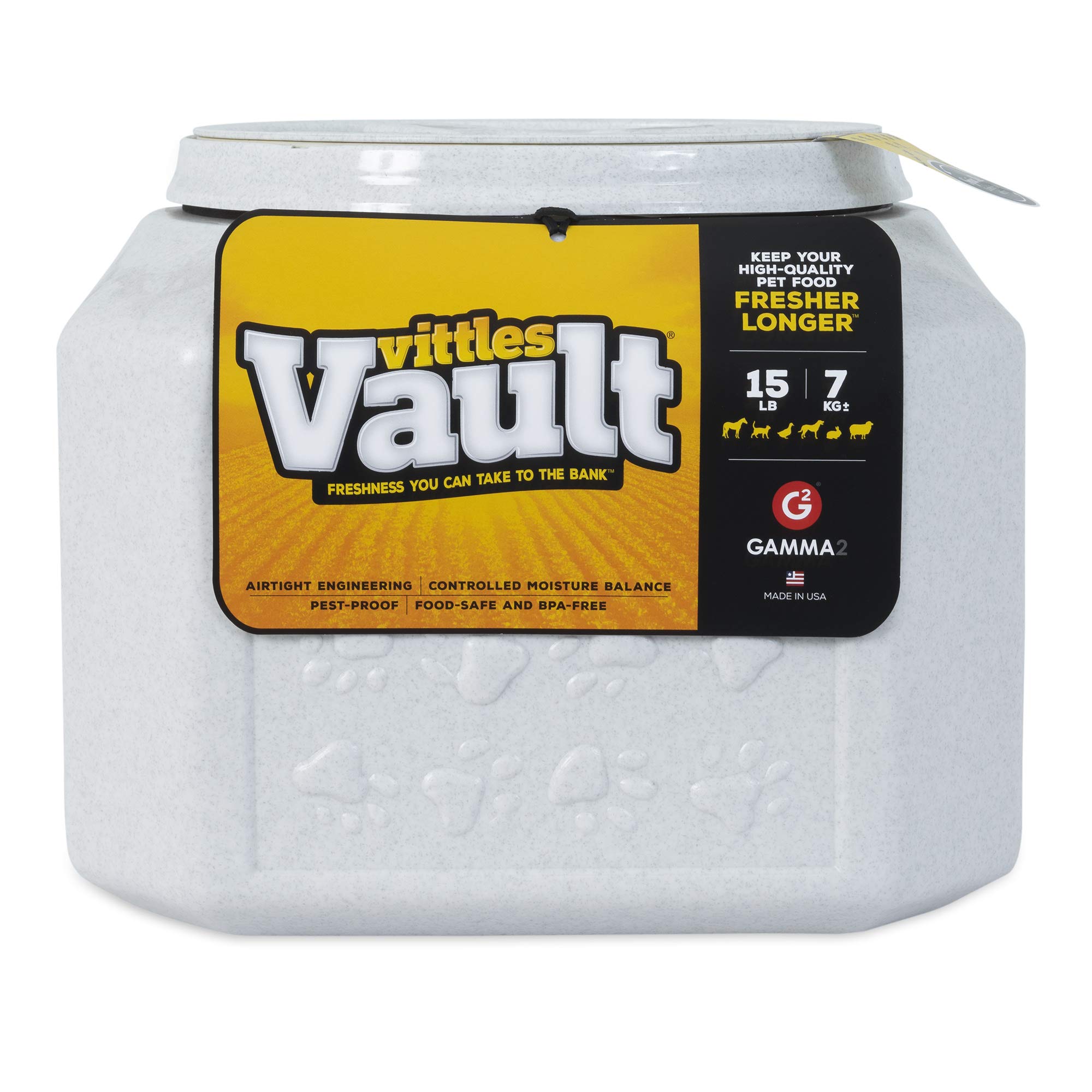 Gamma2 Vittles Vault Outback Airtight Pet Food Container, 15 Pounds Buy Online in United Arab