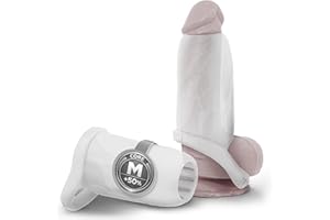 The Happy Wife Girth Sleeve | Open-Ended Intimacy Enhancer for Couples | Body-Safe & Stretchable | Size Medium | 4" Length x 