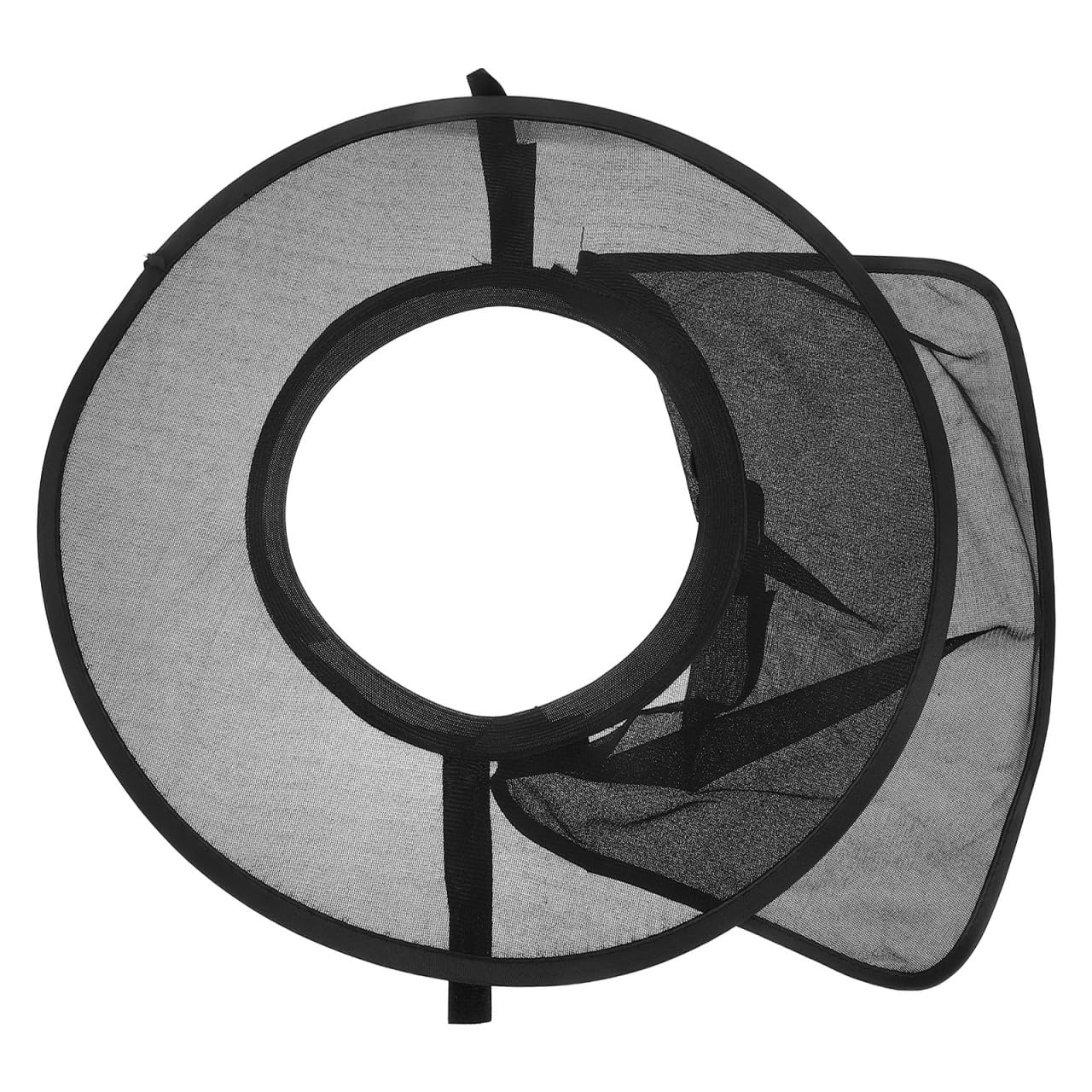 WOONEKY Hard Hat Sun Shade Full Brim Helmet Sun Shield with Breathable Mesh Neck Protector Reflective High Visibility Sunshade Cloth for Outdoor Construction Safety