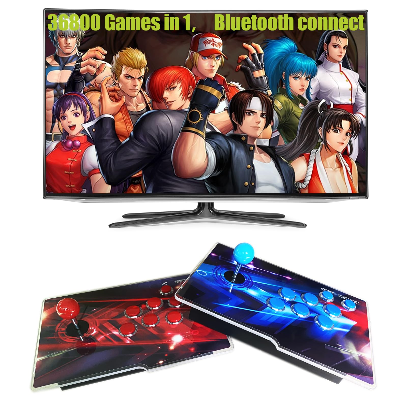 Photo 1 of ?36800 in 1? 3D Pandora Box Arcade Games Console with WiFi Function to Download More Games, Two Separate joysticks, 4K HDMI Output for TV/PC/Projector, 4 Players, Support Search/Save/Hide/Pause