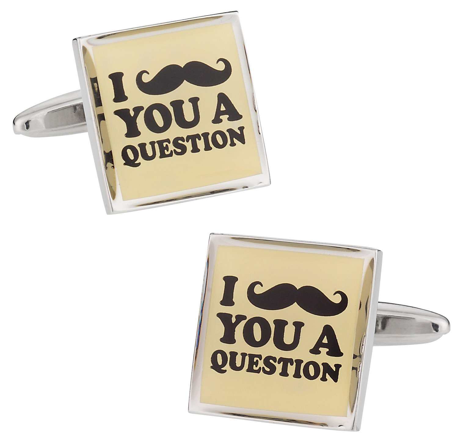 Funny Moustache Cufflinks Cuff Links