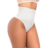 Werena Tummy Control Thong Shapewear for Women Seamless Shaping Underwear High Waist Body Shaper Panties Panty Girdle