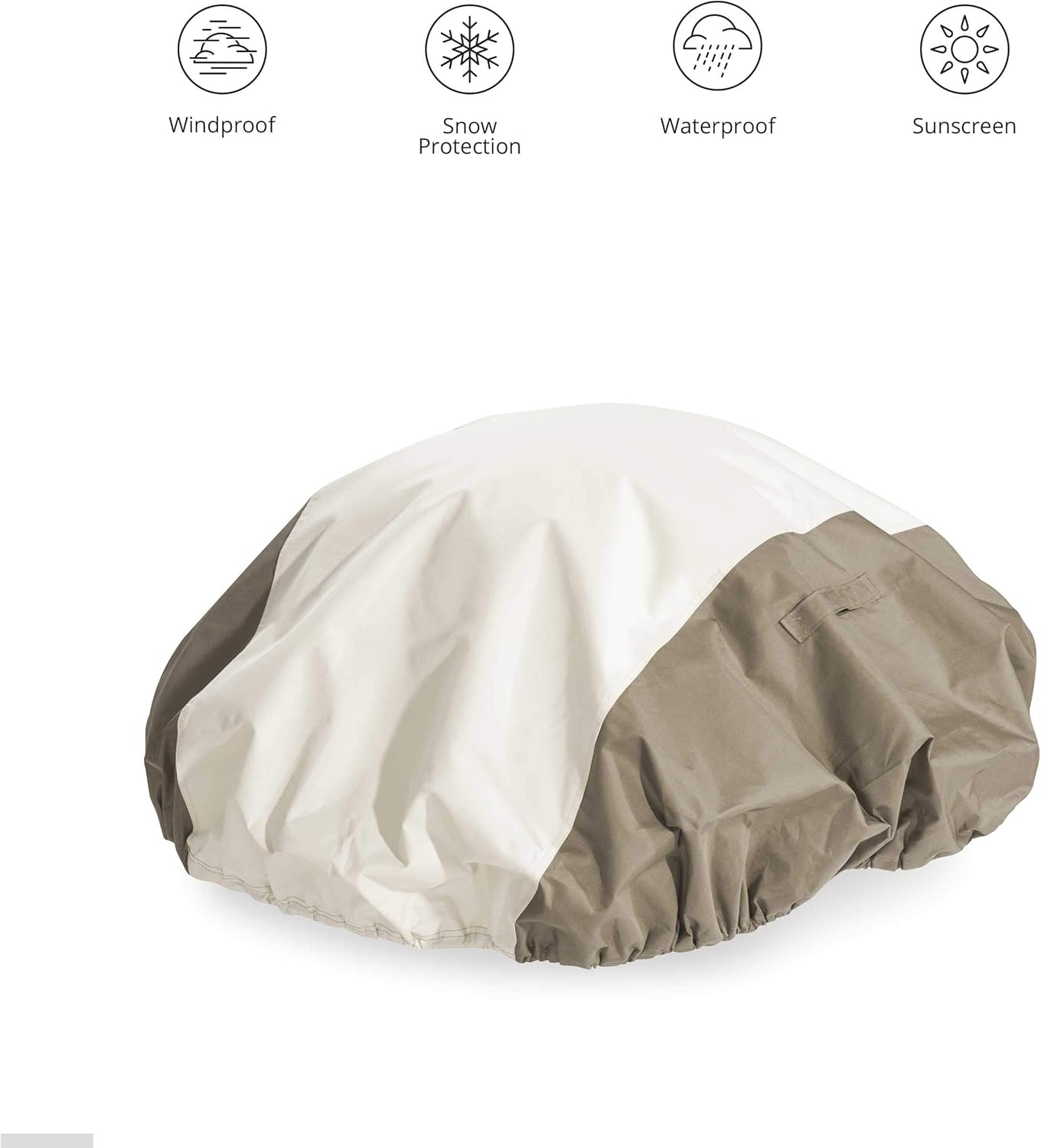 Lumaland Abdeckung Schutzhülle für Feuerschale - Ø 115 cm - Abdeckhaube