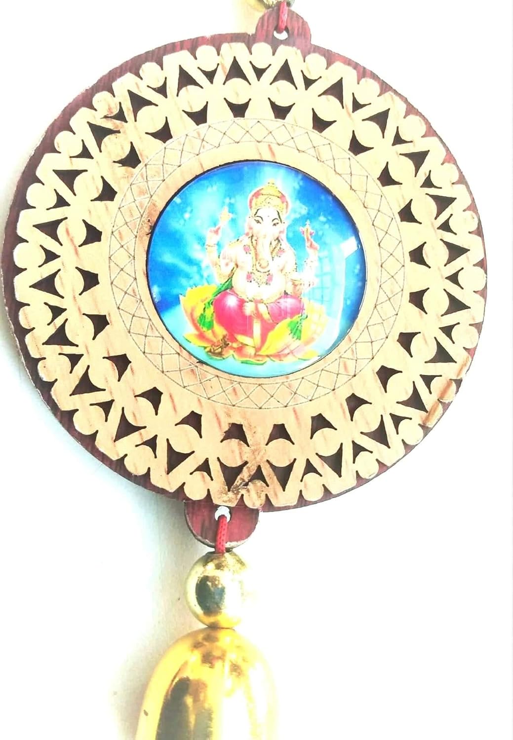 Accesorios Decorativos India Arte Laton Colgante De Pared De Dios