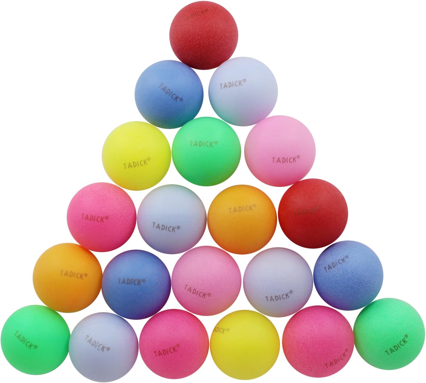 Amazon Com Tadick Assorted Color Beer Ping Pong Balls Washable