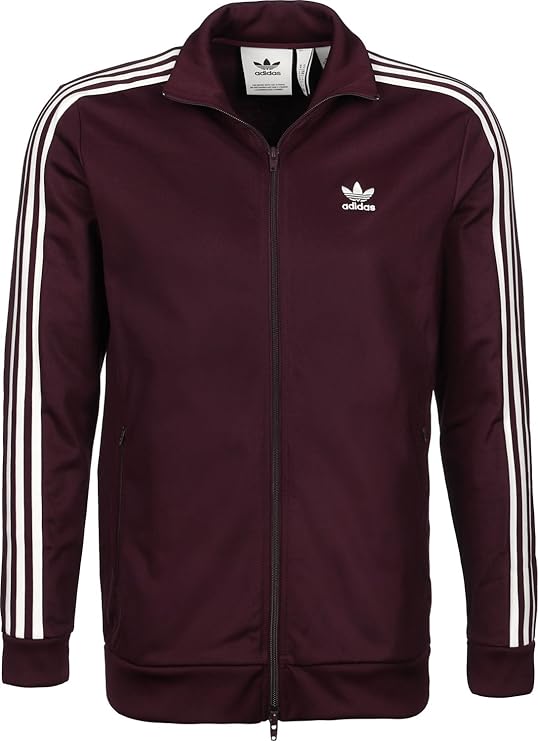 adidas Beckenbauer TT Jacke maroon, XS