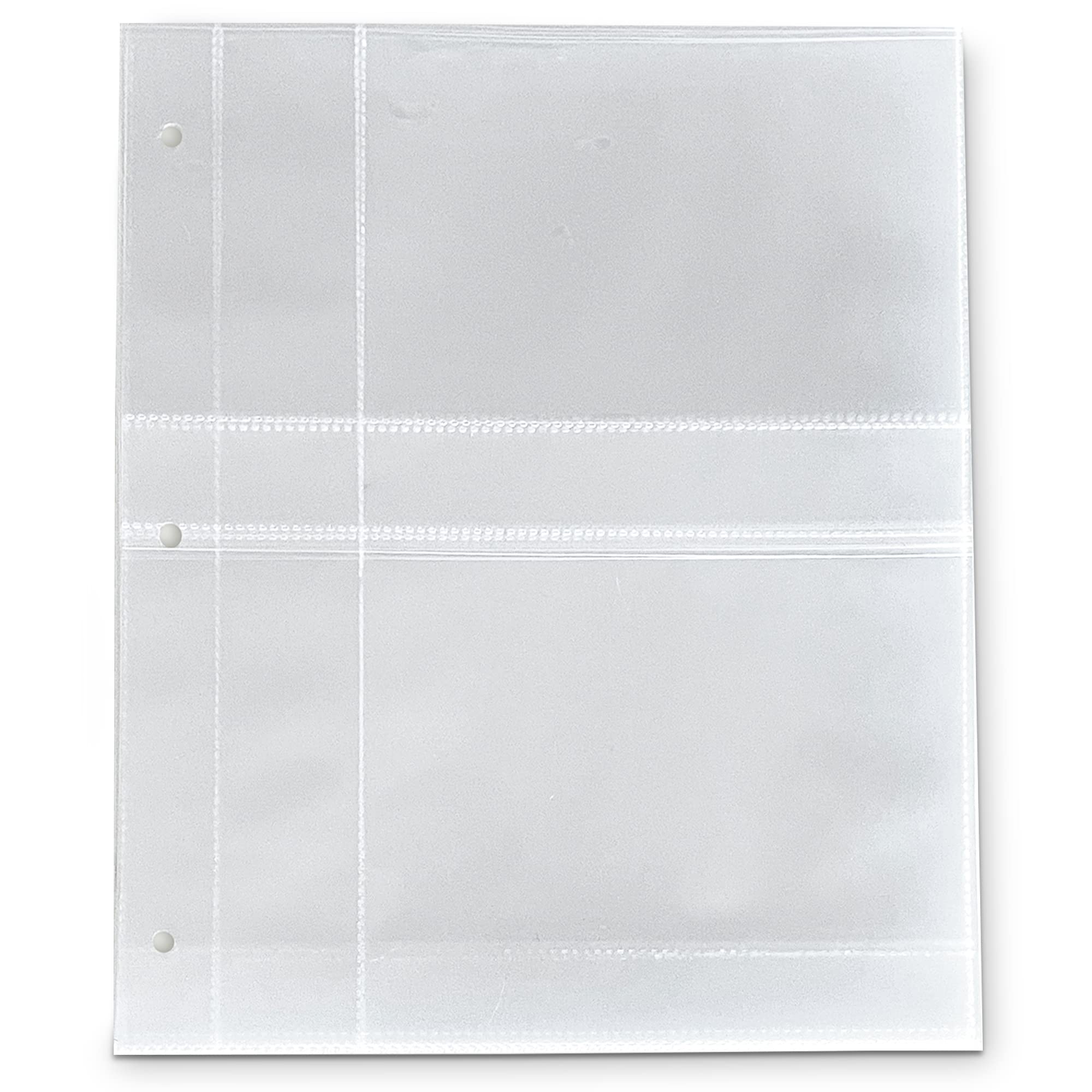 Meadowsweet Kitchens Plastic Recipe Card Protectors for 3 ring binders, 15 Sheets