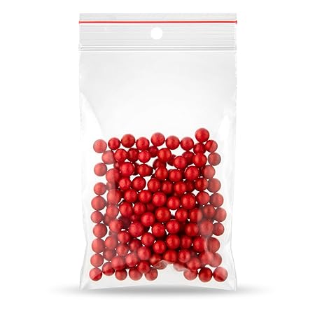 baytronic LDPE ZIP Druckverschlussbeutel 40 x 60 mm 40 My/Mµ 0,04 mm (100 Stück)
