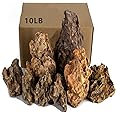 ChaoLeHo Dragon Stone Natural Slate Stone Rocks 2 to 7 inch Aquariums Stone for Aquascaping, Aquariums, Terrariums, Vivariums Decorative Stone， Reptile Enclosures，Paludariums, and Gardens（10Lb）