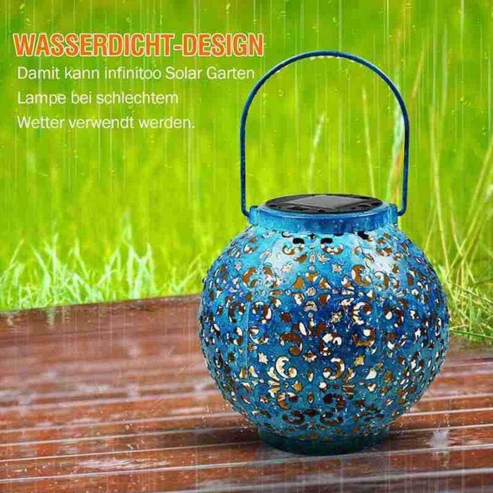 Aderpmin Led Lantern Candle Lantern Outdoor Solar Chandelier Garden Lawn Landscape Lamp Night Light Route Is More Beautiful Black Amazon Com