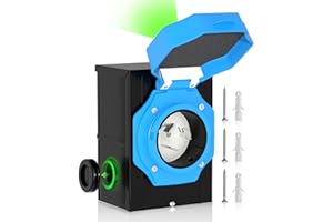 Marsflex 50 Amp Generator Inlet Box, Pre-Drilling NEMA SS2-50P Power Inlet Box for 125/250 Volt, 12500 Watts Generator Power Inlet Box, Weatherproof Outdoor Use with LED Power Indicator, ETL Listed