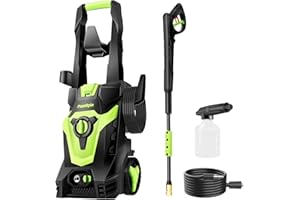 POWRYTE Electric Pressure Washer, Foam Cannon, Power Washer, 4900 PSI 3.0 GPM