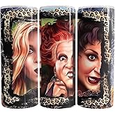 Sisters of the Night 20oz Halloween Skinny Tumbler - Double Wall Skinny Tumbler with Straw and Lid, Insulated Cup Stainless Steel Slim Travel Tumbler for Women and Men 20oz