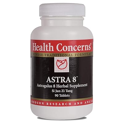 المخاوف الصحية - Astra 8 - Astragalus 8 مكمل الأعشاب الصيني - المعدل Si Jun Zi Tang - تحسين النظام المناعي - مع مستخلص جذر Astragalus - 90 قرصًا لكل زجاجة