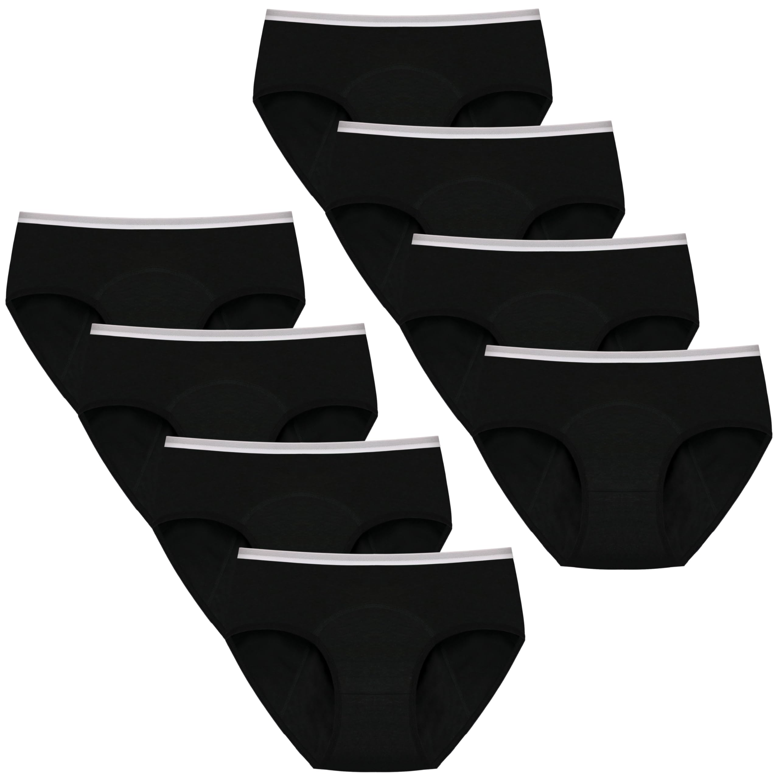 Photo 1 of Geronmine Teen Girls Period Underwear Menstrual Leakproof Panties for First Period Starter Panty Kids Cotton Protective Briefs