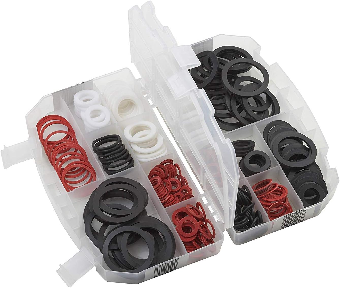 Meister Sealing Ring Assortment 383 pieces, 8910090, Black, 2.2 Millimeter