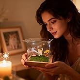 Pet Hologram 3D Memorial Box - 99% True-to-Life Pet Image with Touch-Feeding-Petting Interactions, Your Personalized Digital Companion for Eternal Memories.