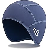 Bodvera Skull Cap Helmet Liner with Eyeglasses Holes,Ear Warm Cycling Cap,Thermal Head Cap for Men & Women in Winter.