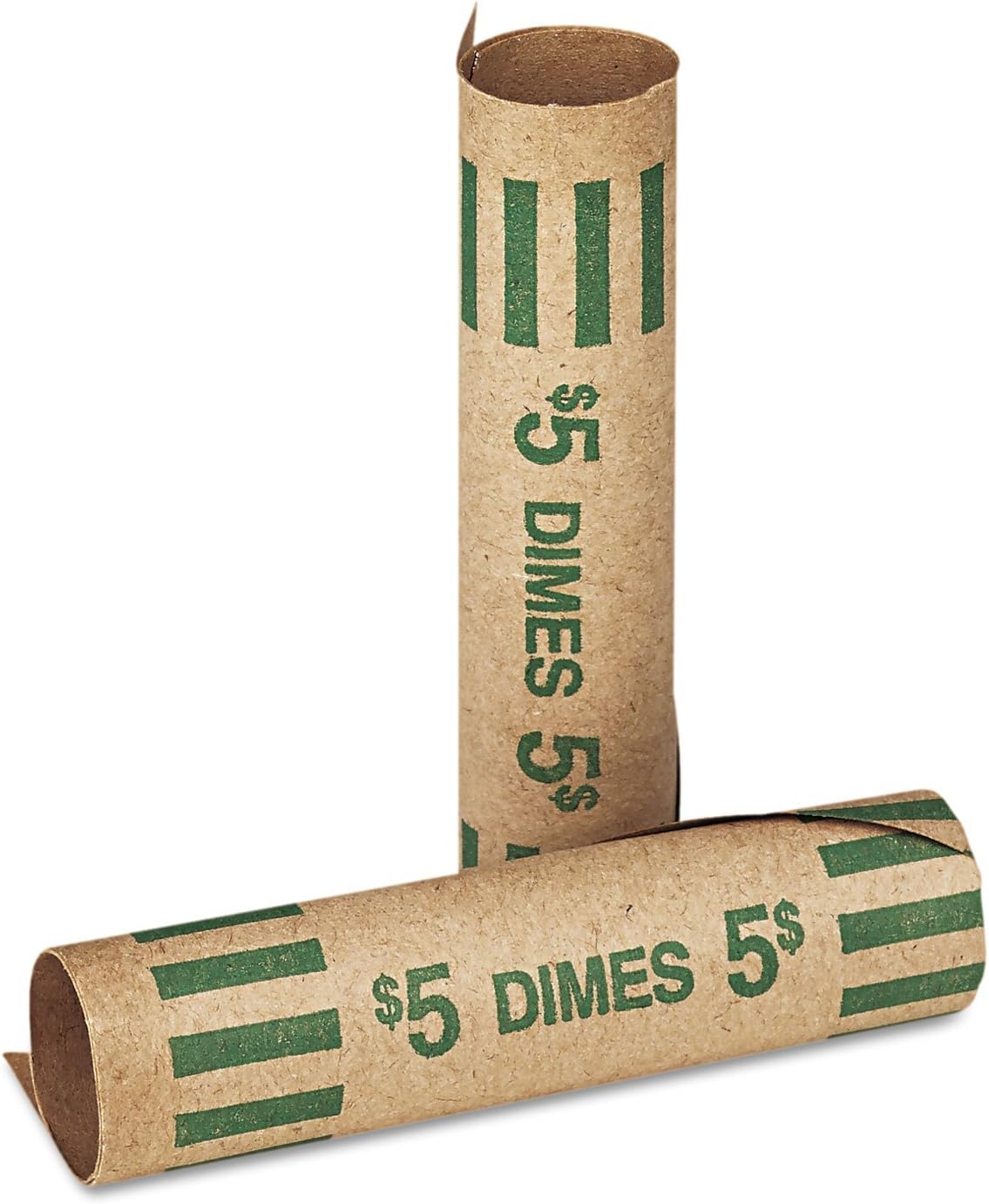 CoinTainer 20010 Preformed Tubular Coin Wrappers, Dimes