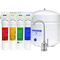 Watts Premier RO Pure with Brushed Nickel Faucet 4 Stage Reverse Osmosis Water Filtration System, WP531407