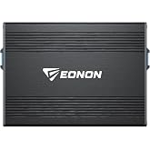 Eonon A304 16-Pin Car DSP Amplifier 4x50W Digital Sound Processor | Built-in equalizer with bass treble adjustment,Bass/Treble/EQ Adjust, Plug and Play Remote Control &amp; Voice Prompt