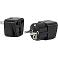 US to Vietnam/South Korea Travel Adapter Plug for USA/Universal to Asia Type E (C/F) & A AC Power Plugs Pack of 2