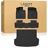 LASFIT Floor Mats&Trunk Mat for Lexus RX 2022 2021 2020 2019 2018 2017 2016 RX350 RX450h(Not Fit 2018-2022 Lexus RX L), All Weather Floor Liners Custom Fit TPE Cargo Mats Front & Rear Mats, Black